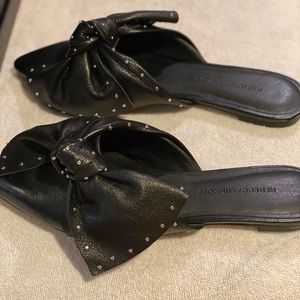 Rebecca Minkoff stud mules.